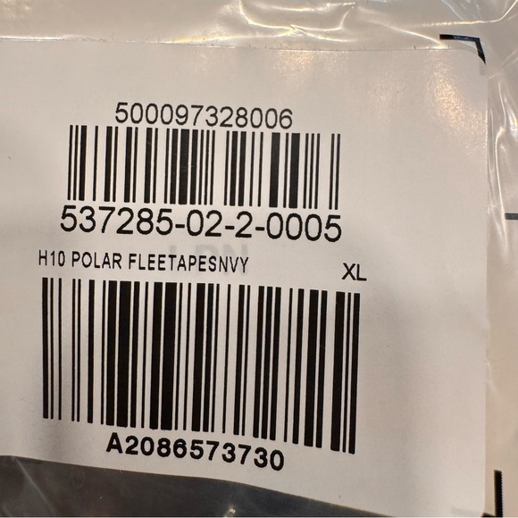 Yeezy Gap Polar Fleece Joggers Wide Leg Zip Ankle Navy Blue  Sz XL NWT - Picture 13 of 13